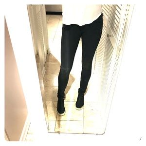 Distressed Adriano Goldschmied Grey Denim. Size 27